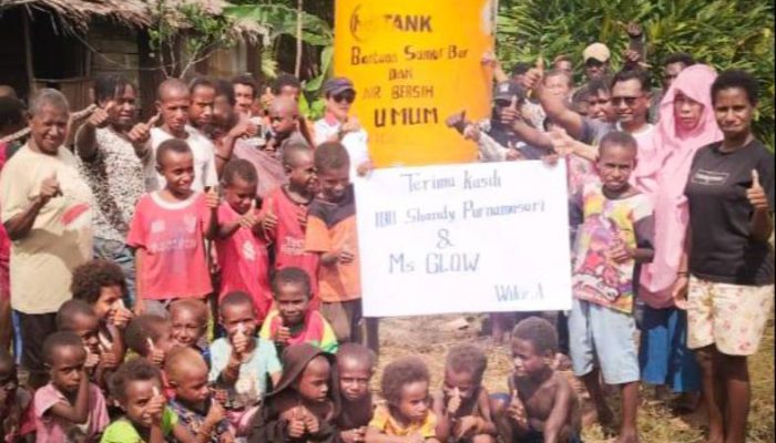 Shandy Purnamasari Bangun Sumur Air Bersih di Papua, Gandeng Bidan Wike dan MSGLOW