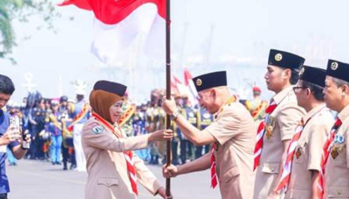 Hari Pramuka ke-61, Khofifah Dorong Kolaborasi dan Pengabdian Tanpa Batas