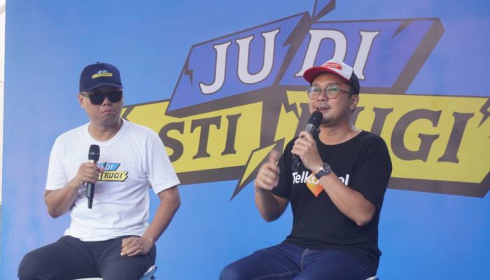 Telkomsel Bersama GoPay Gaungkan “Judi Pasti Rugi” di CFD Surabaya