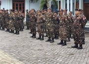 Protes Tayangan Trans7, Ribuan Banser Kediri Gelar Apel Siaga Jaga Marwah Pesantren Lirboyo