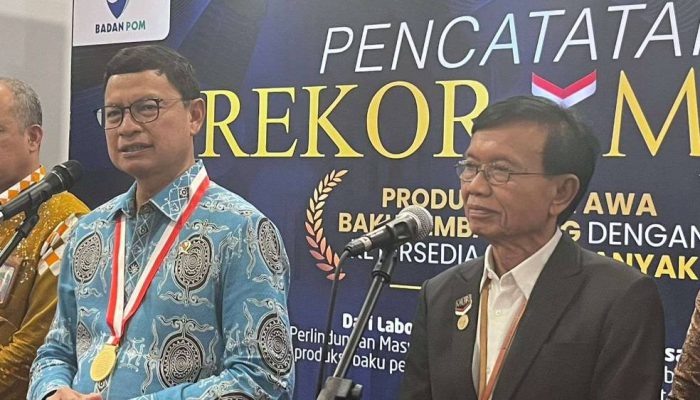 BPOM Raih Rekor MURI: Produksi Terbanyak Senyawa Baku Pembanding Obat dan Makanan.