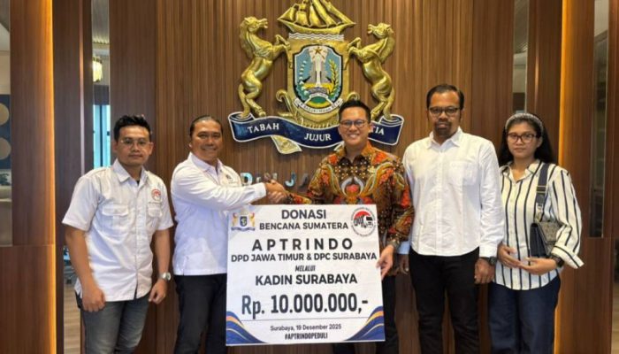 Gandeng Kemenko Infra, Kadin Surabaya Kirim Bantuan Sanitasi dan Air Bersih ke Wilayah Bencana