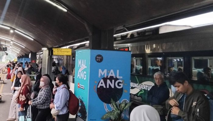 Jelang Pergantian Tahun, Lebih dari 6.600 Penumpang Gunakan Kereta Api di Stasiun Malang
