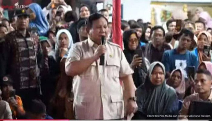 Dari Lokasi Pengungsian, Presiden Prabowo Sampaikan Optimisme Indonesia di Tahun 2026