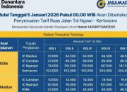 Tarif Tol Ruas Ngawi–Kertosono Disesuaikan Mulai 5 Januari 2026