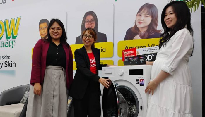 LG Kampanyekan Cuci Higienis, Hadirkan Mesin Cuci AI dengan Teknologi Steam™