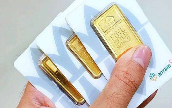 Harga Emas Antam Naik Rp40.000, Tembus Rp3,087 Juta per Gram
