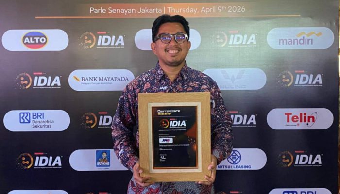 JNE Raih Penghargaan Inovasi Digital di Indonesia Digital Innovation Awards 2026
