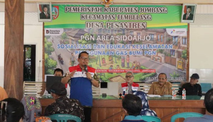 Edukasi Warga Jombang, PGN Siagakan Layanan Darurat Gas 24 Jam