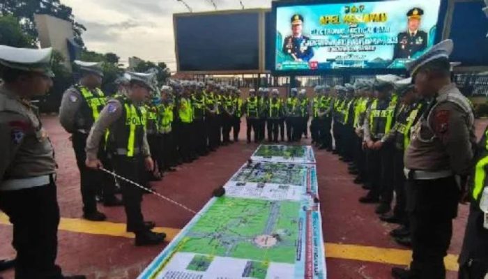 Satlantas Polresta Sidoarjo Siapkan Rekayasa Lalin Antisipasi Pergerakan Buruh May Day