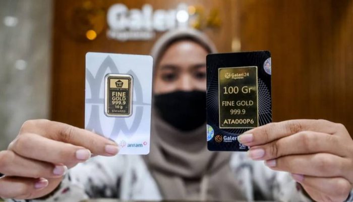 Harga Emas Pegadaian Melemah, Simak Rincian Terbaru Galeri24 dan UBS
