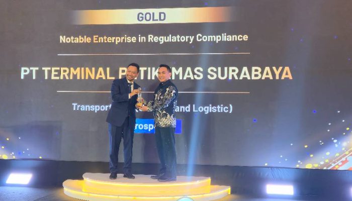 PT Terminal Petikemas Surabaya Sabet Penghargaan Gold di IRCA 2026