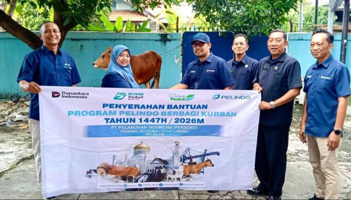 Pelindo Berbagi Kurban 2026, PT Terminal Teluk Lamong Tebar Hewan Kurban ke Masyarakat