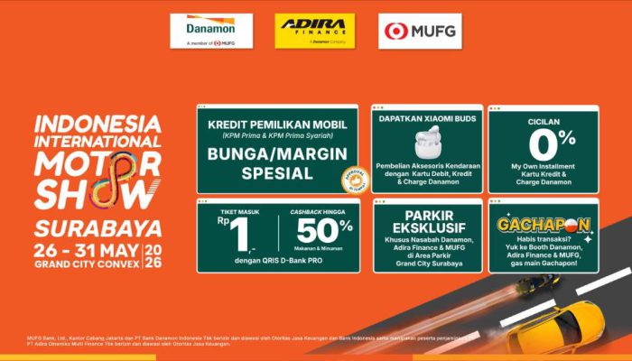 Berburu Kendaraan di IIMS Surabaya 2026 Makin Untung dengan 5 Promo dari Danamon