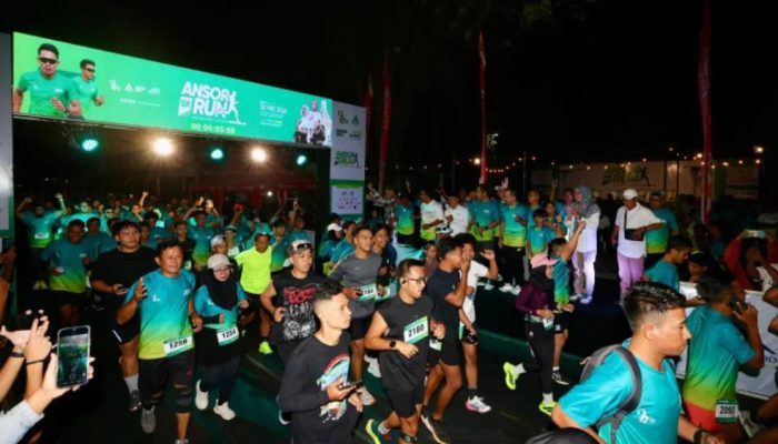 700 Pelari Ramaikan Ansor Night Fun Run Banyuwangi, Napak Tilas Jejak Pendiri GP Ansor.