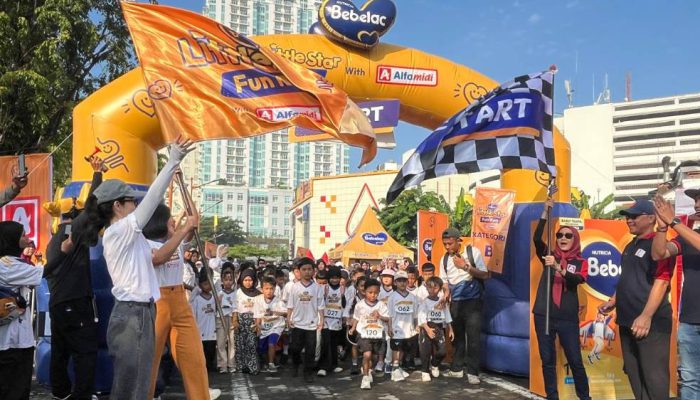 Bebelac dan Alfamidi Dorong Tumbuh Kembang Anak Lewat Little Star Fun Run
