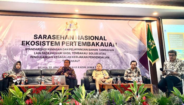 KADIN Jatim Gelar Sarasehan Nasional, Bahas Aturan Kemasan Rokok dan Masa Depan Industri Tembakau