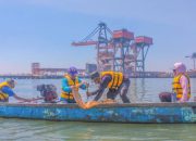 TTL Susun Peta Keanekaragaman Biota Laut Teluk Lamong Bersama BRIN