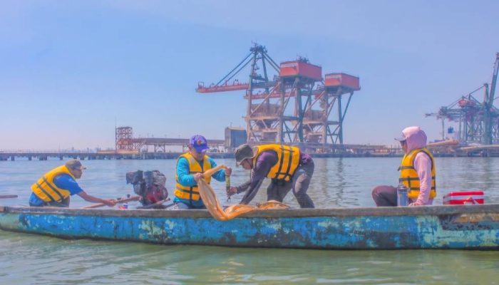 TTL Susun Peta Keanekaragaman Biota Laut Teluk Lamong Bersama BRIN