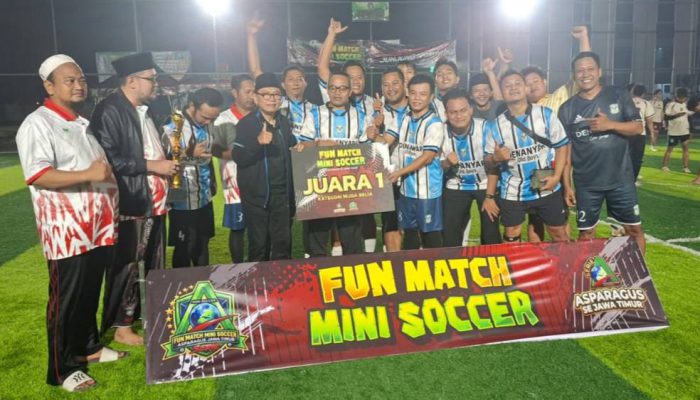 Mini Soccer Asparagus Jadi Miniatur Muktamar NU, Ratusan Gus Gaungkan Sportivitas