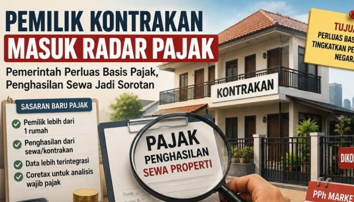Pemerintah Bidik Pajak Rumah Kontrakan dan Properti Sewa Mulai 2027