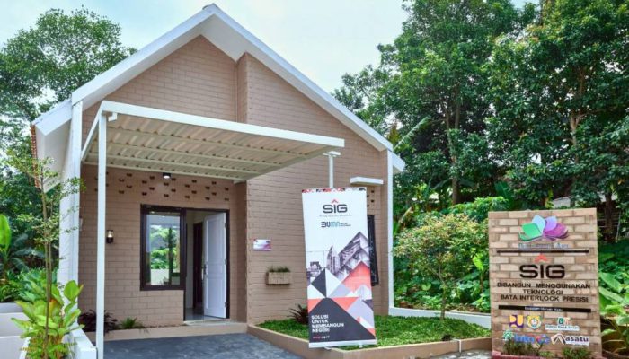 Dorong Konstruksi Berkelanjutan, SIG Pamerkan Bata Interlock Presisi di Danantara Housing Expo 2026