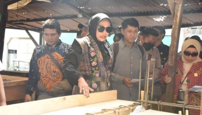 Proyek APBD di Pasar Taman Sidoarjo Molor, Mimik Idayana Siapkan Sanksi Tegas