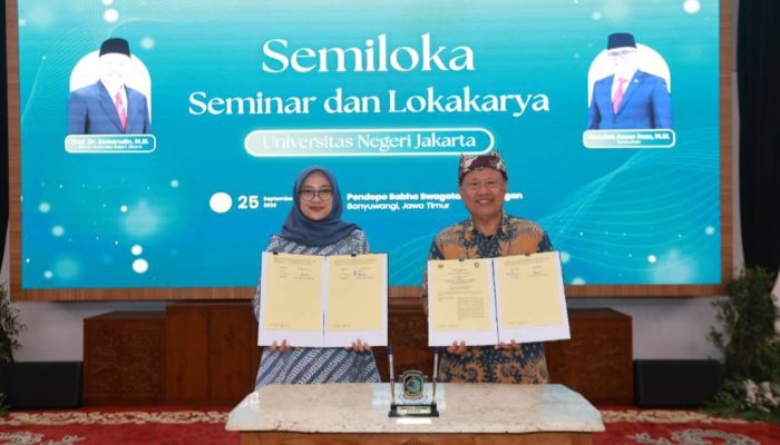 Dorong Akselerasi Kualitas SDM, Pemkab Banyuwangi Gandeng UNJ lewat Sinergi Tri Dharma Perguruan Tinggi