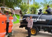 35 Ribu Liter Air Bersih Disalurkan Polres Malang untuk Warga Terdampak Kekeringan